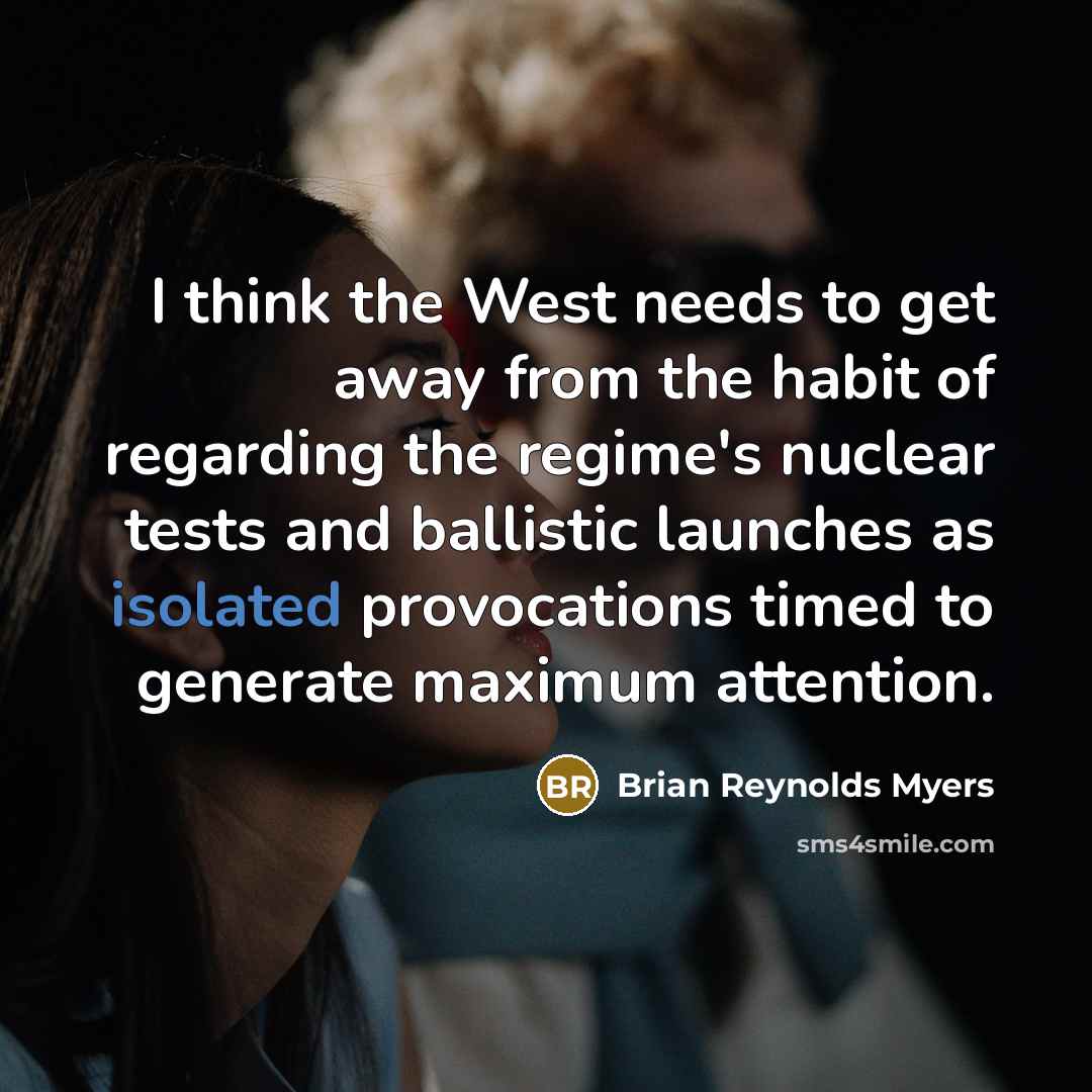 “I think the West needs to get away from the…” quote by Brian Reynolds Myers