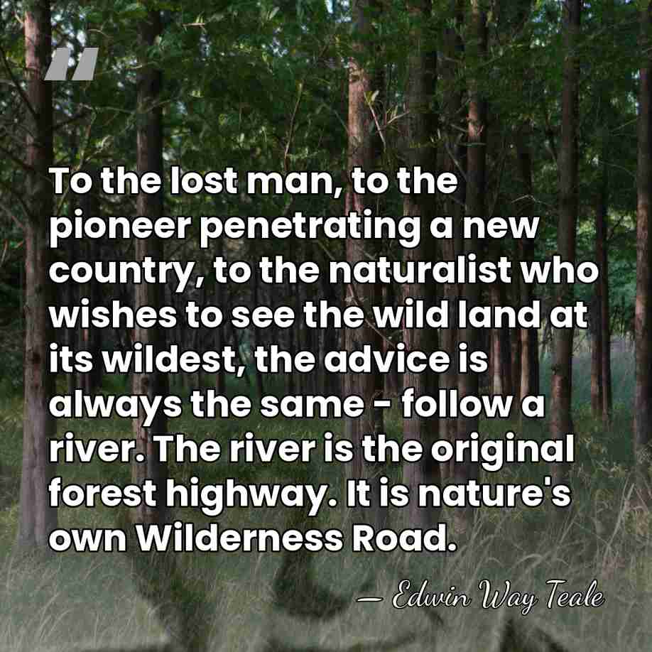 To the lost man, to the pioneer penetrating a new country, to&hellip; - Edwin Way Teale