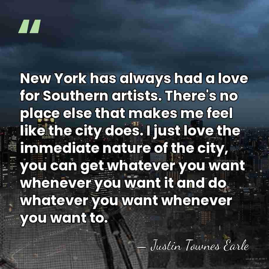 New York has always had a love for Southern artists. There's no&hellip; - Justin Townes Earle
