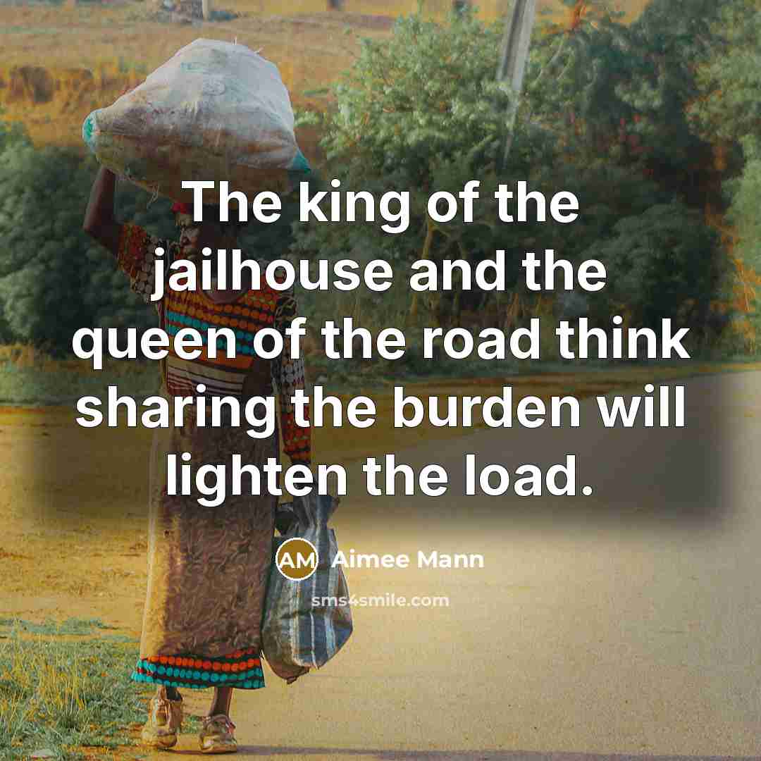 “The king of the jailhouse and the queen of the…” quote by Aimee Mann