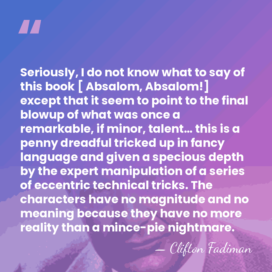 Seriously, I do not know what to say of this book [&hellip; - Clifton Fadiman