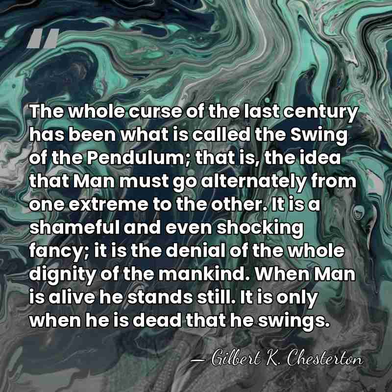 The whole curse of the last century has been what is called&hellip; - Gilbert K. Chesterton