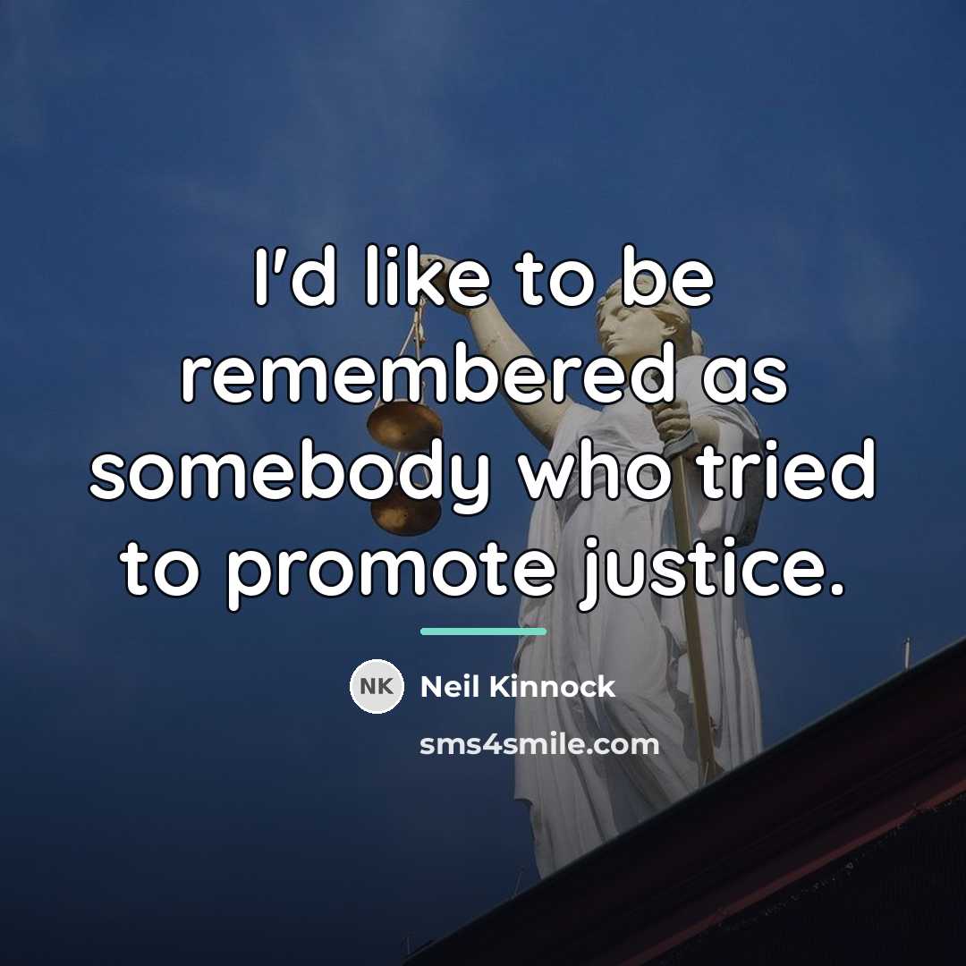 “I'd like to be remembered as somebody who tried to…” quote by Neil Kinnock