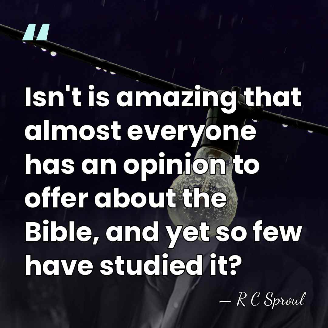 Isn't is amazing that almost everyone has an opinion to offer about&hellip; - R C Sproul
