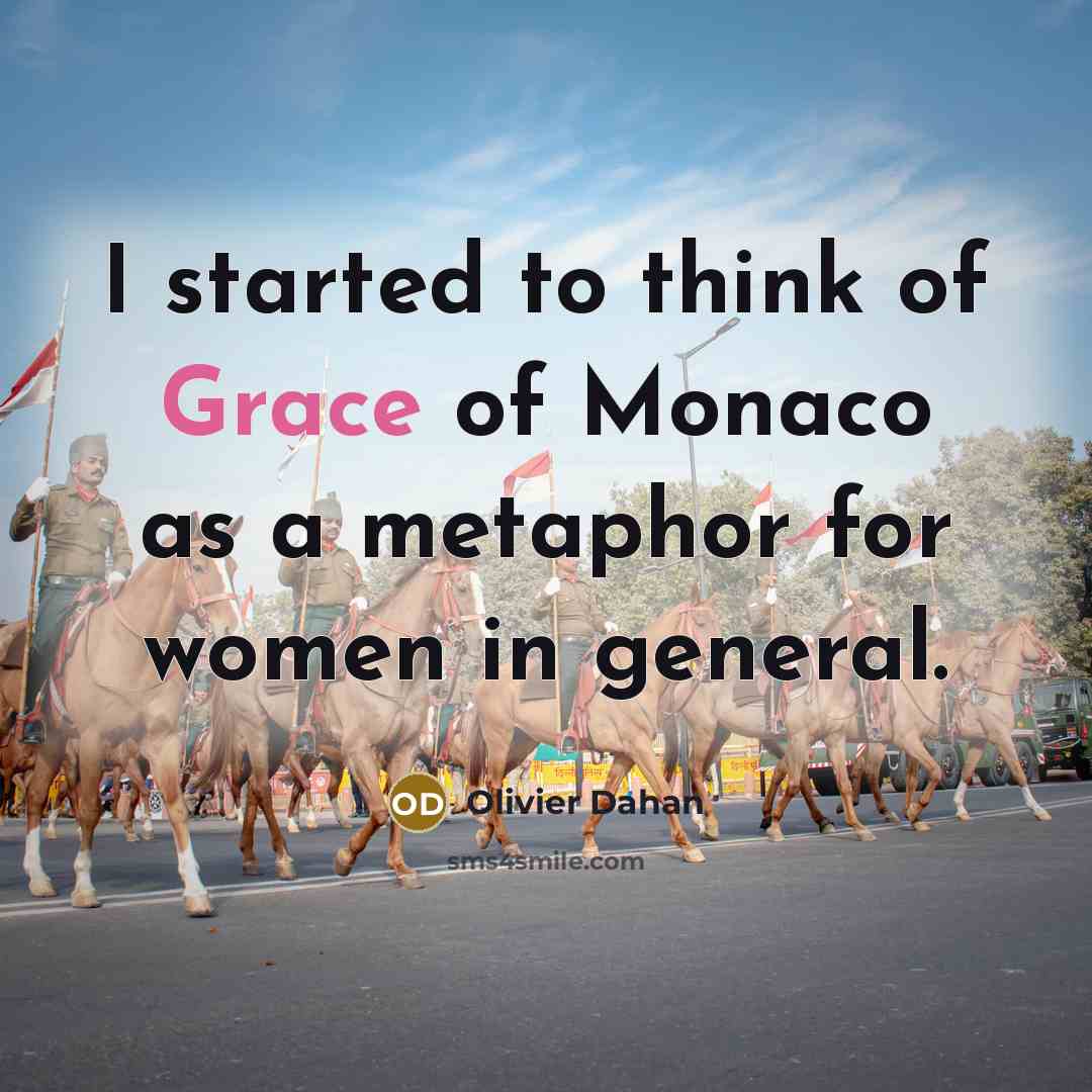 “I started to think of Grace of Monaco as a…” quote by Olivier Dahan