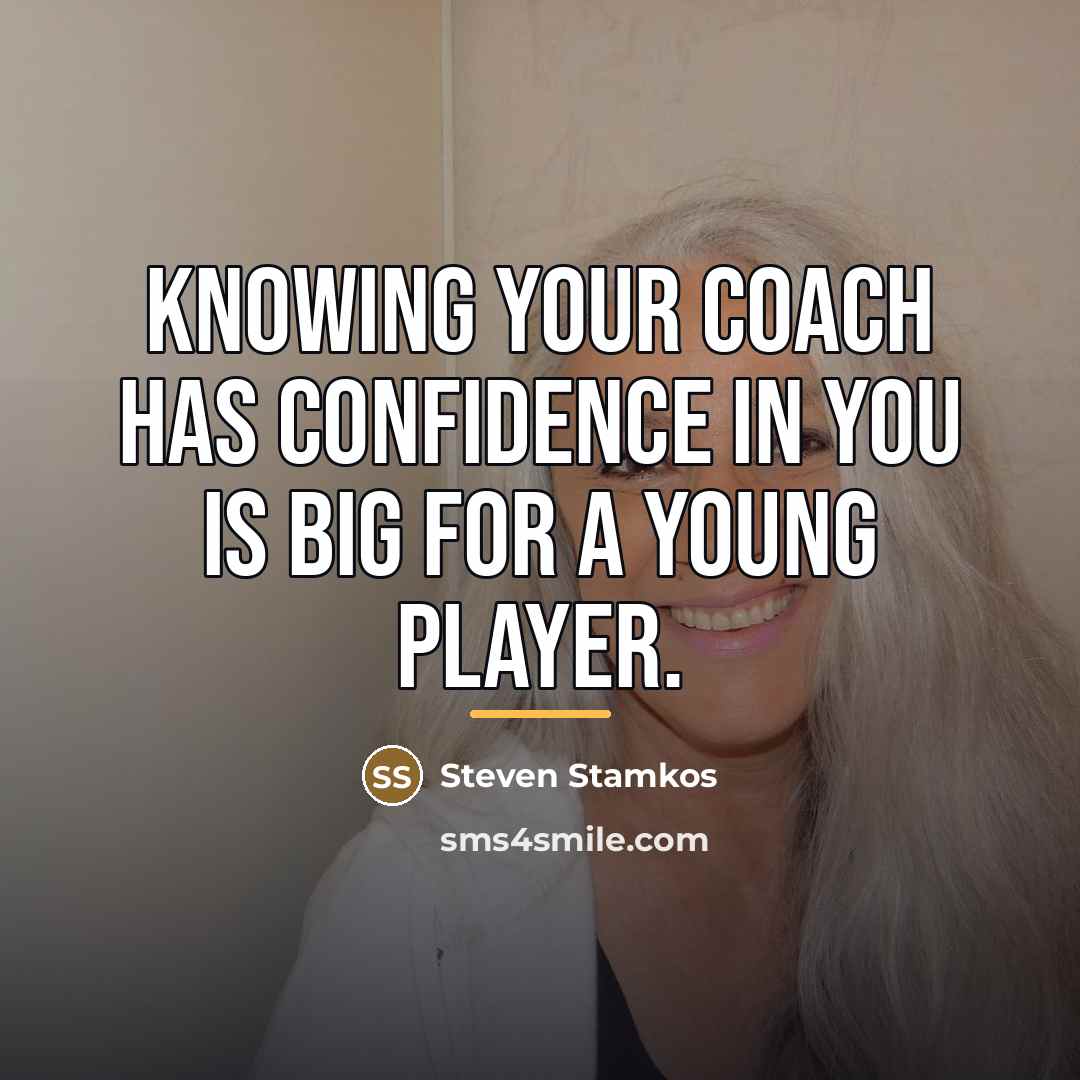 “Knowing your coach has confidence in you is big for…” quote by Steven Stamkos