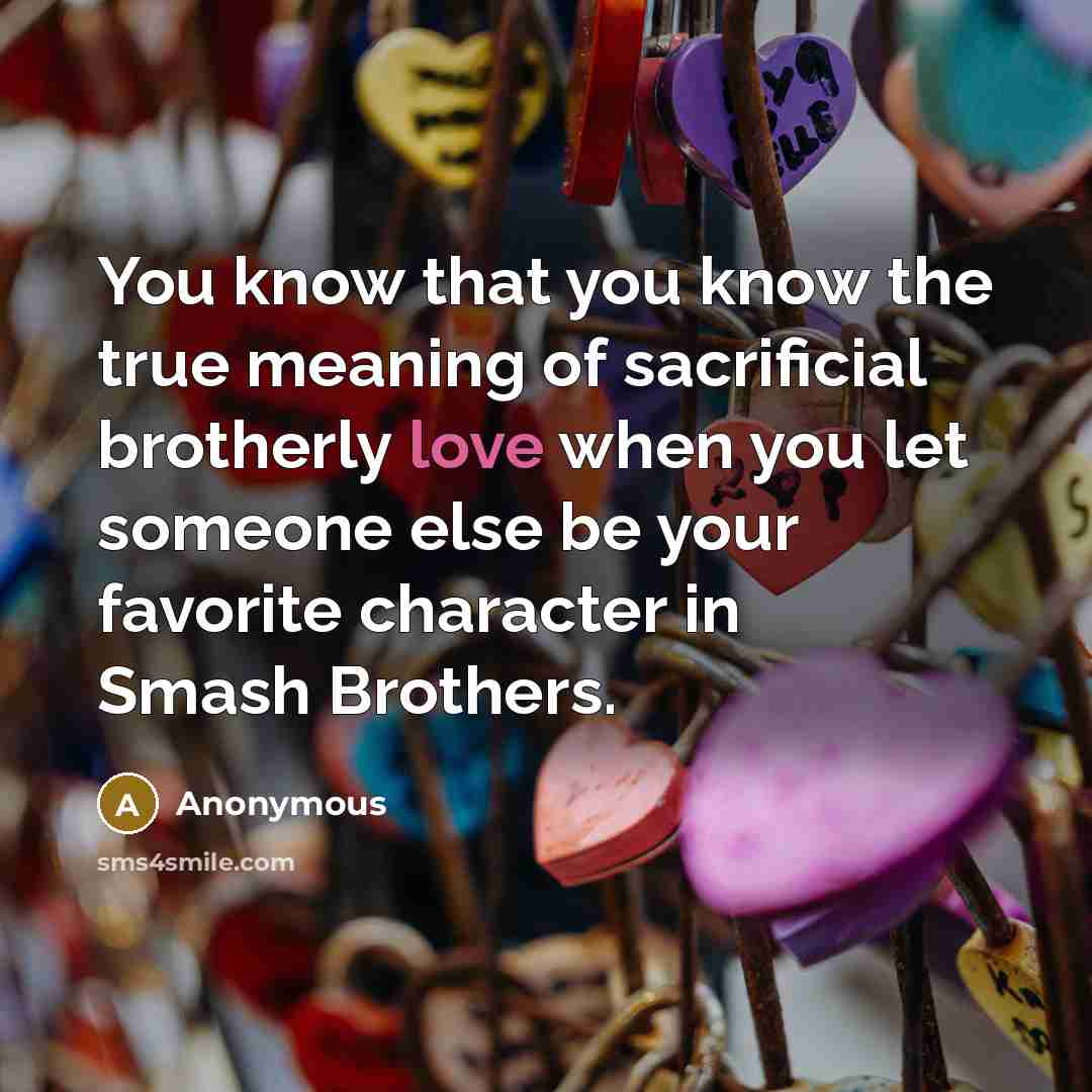 “You know that you know the true meaning of sacrificial…” quote by Anonymous