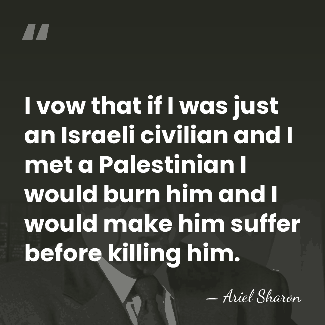 I vow that if I was just an Israeli civilian and I&hellip; - Ariel Sharon