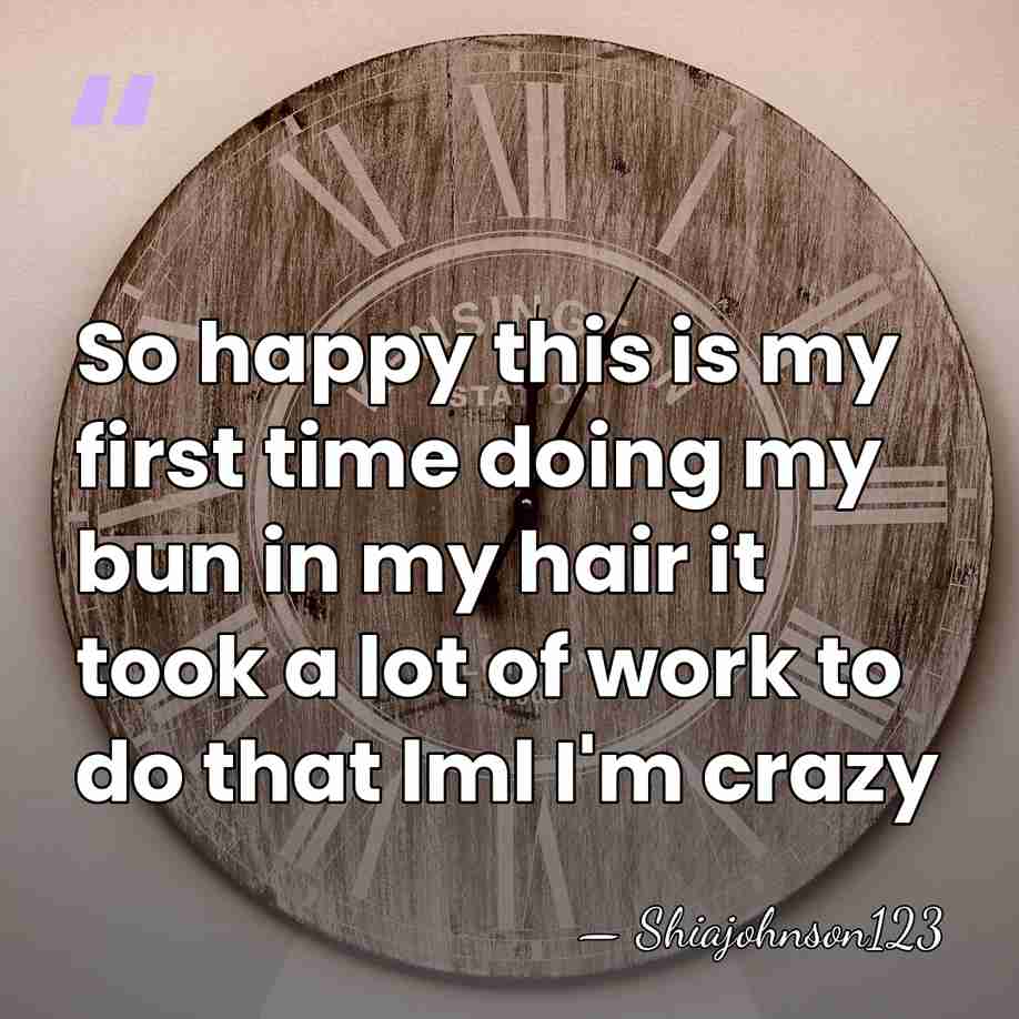 So happy this is my first time doing my bun in my&hellip; - Shiajohnson123
