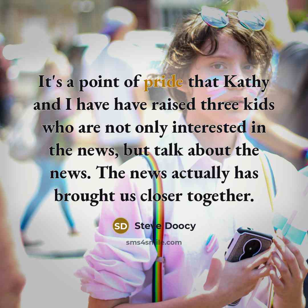 “It's a point of pride that Kathy and I have…” quote by Steve Doocy