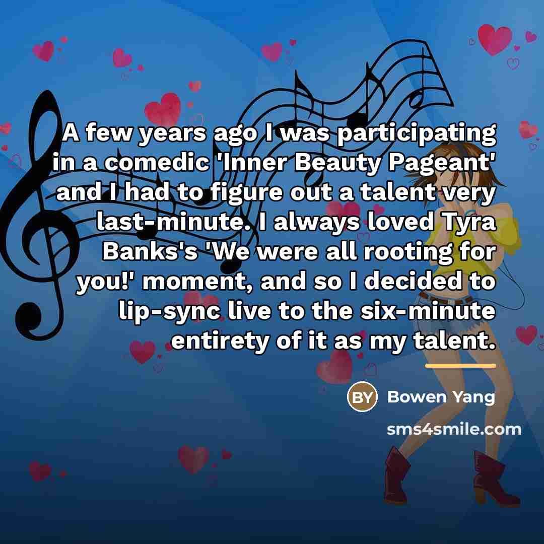 “A few years ago I was participating in a comedic…” quote by Bowen Yang