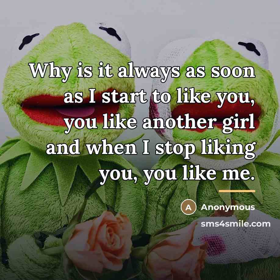 “Why is it always as soon as I start to…” quote by Anonymous