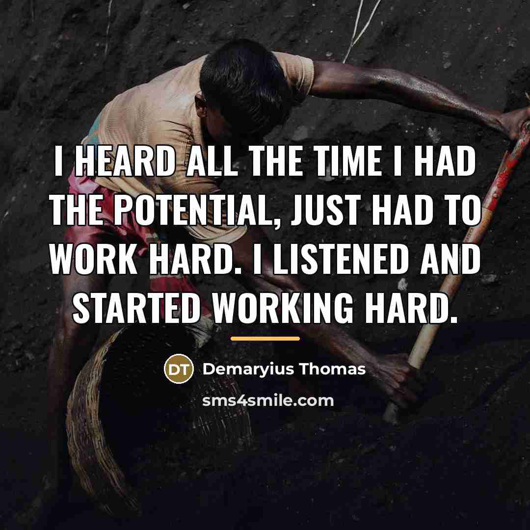 “I heard all the time I had the potential, just…” quote by Demaryius Thomas