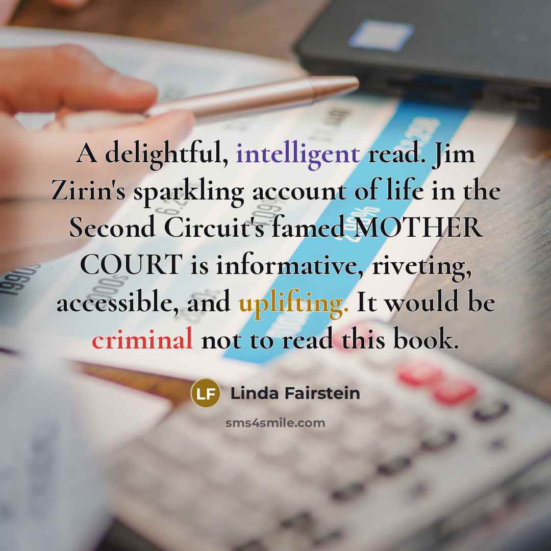 “A delightful, intelligent read. Jim Zirin's sparkling account of life…” quote by Linda Fairstein