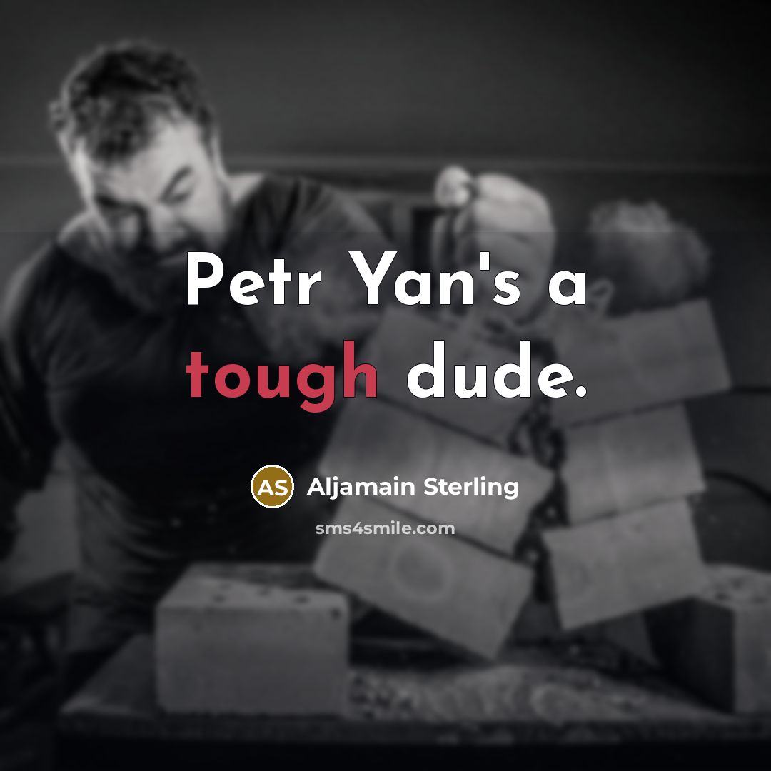 “Petr Yan's a tough dude.…” quote by Aljamain Sterling