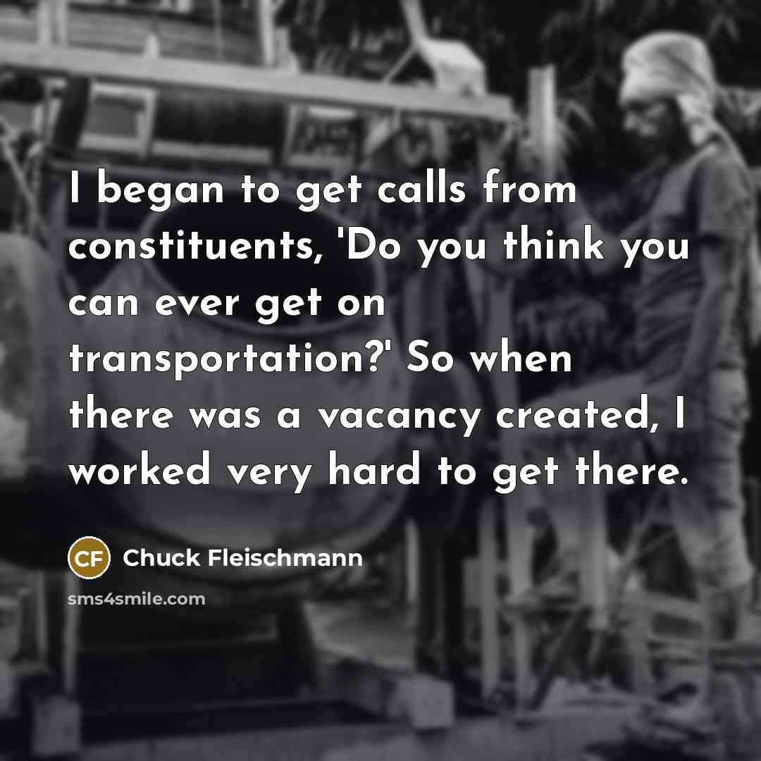 “I began to get calls from constituents, 'Do you think…” quote by Chuck Fleischmann