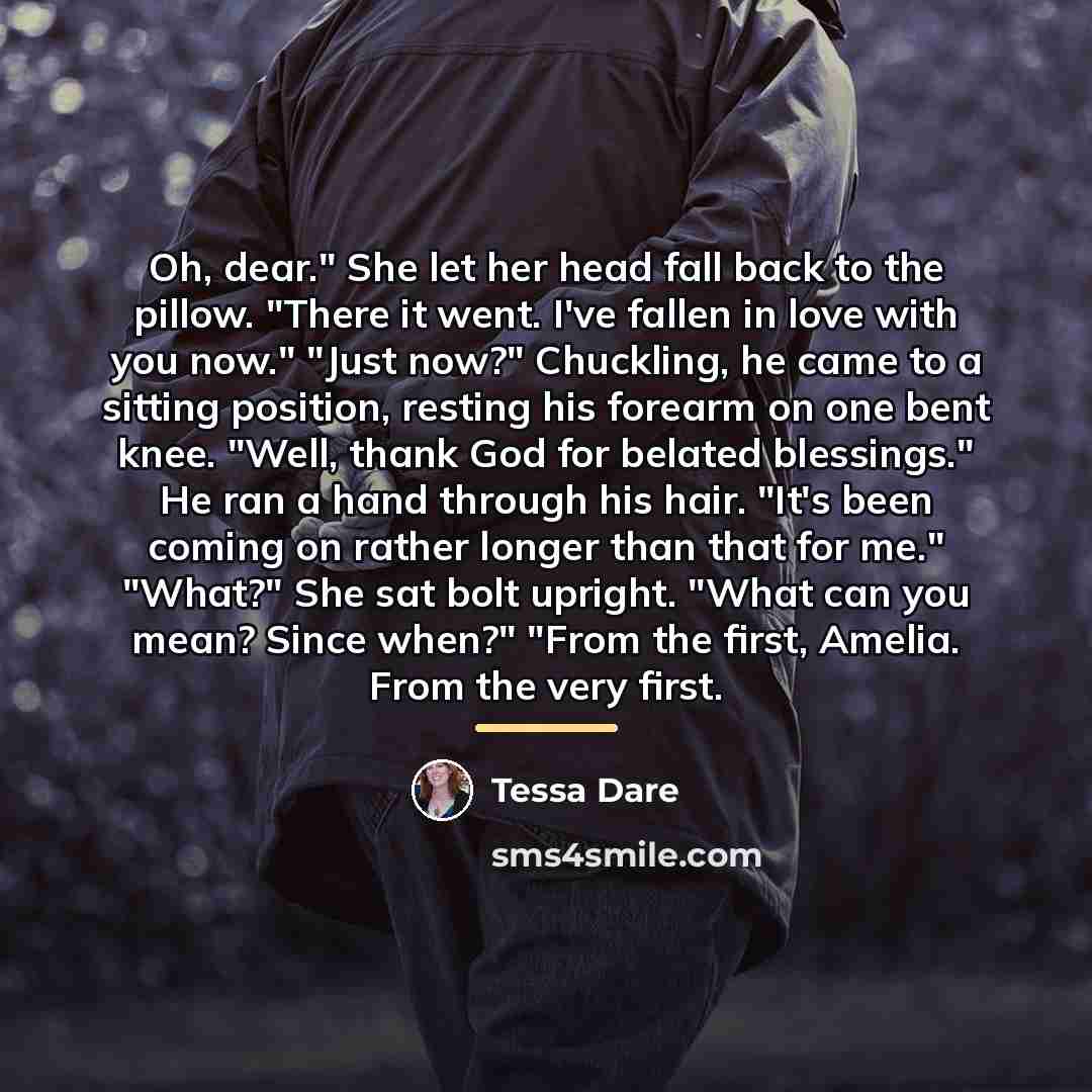 “Oh, dear." She let her head fall back to the…” quote by Tessa Dare