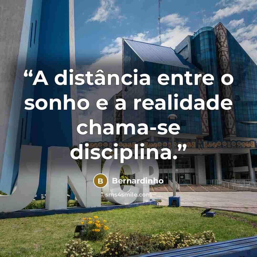 “A distância entre o sonho e a realidade chama-se disciplina.” quote by Bernardinho