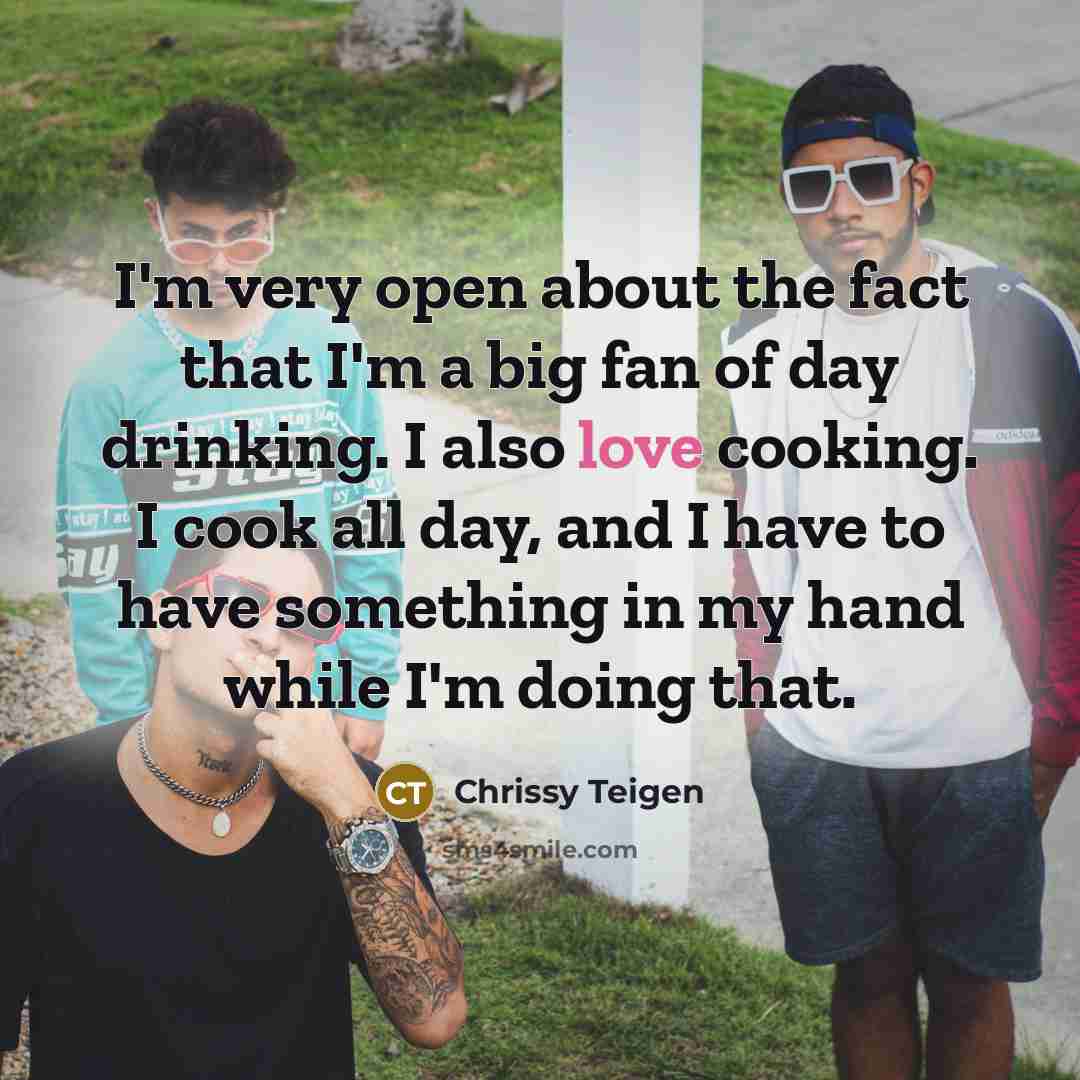 “I'm very open about the fact that I'm a big…” quote by Chrissy Teigen