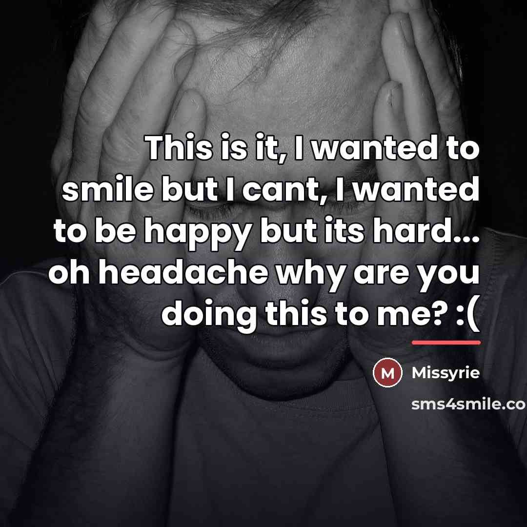 “This is it, I wanted to smile but I cant,…” quote by Missyrie