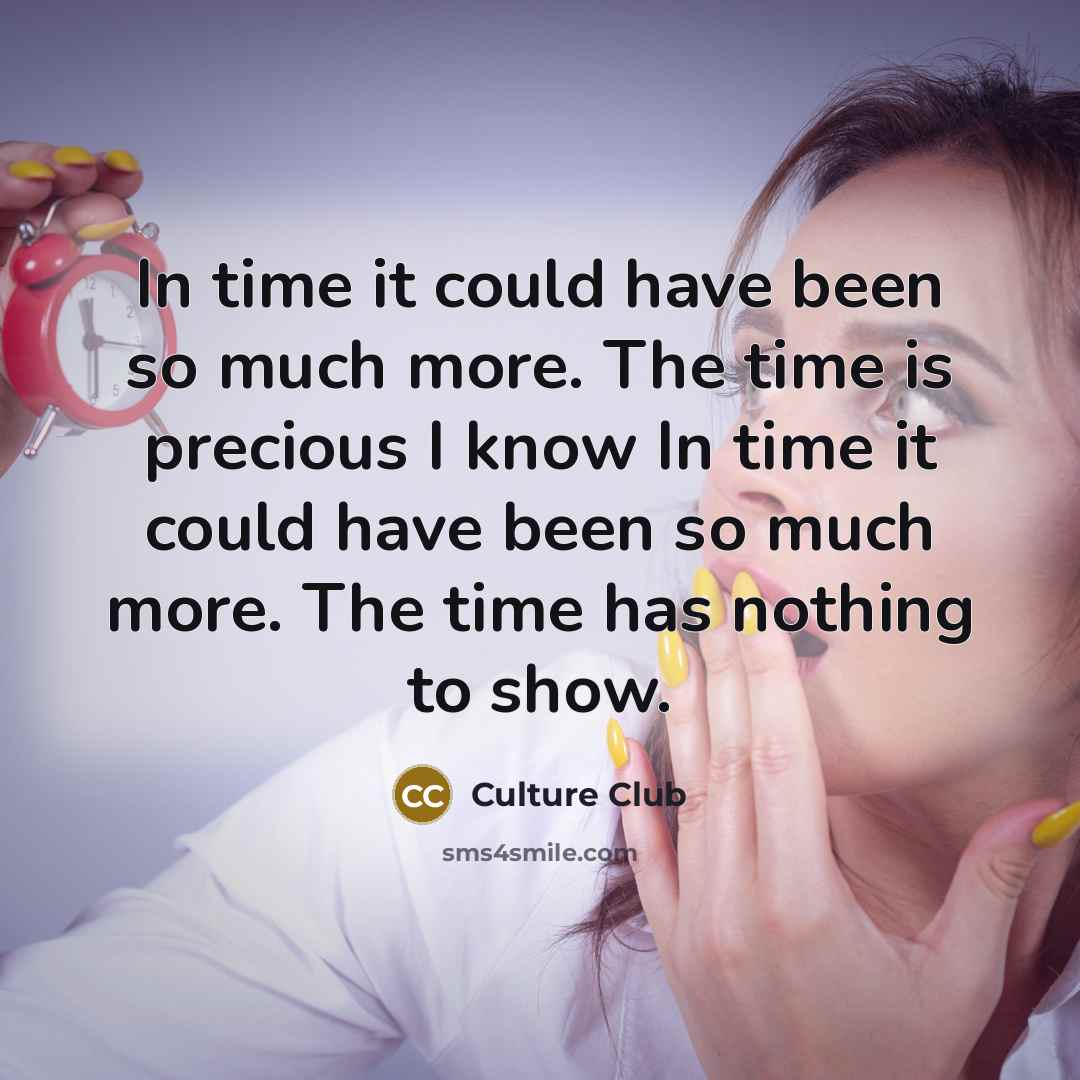 “In time it could have been so much more. The…” quote by Culture Club