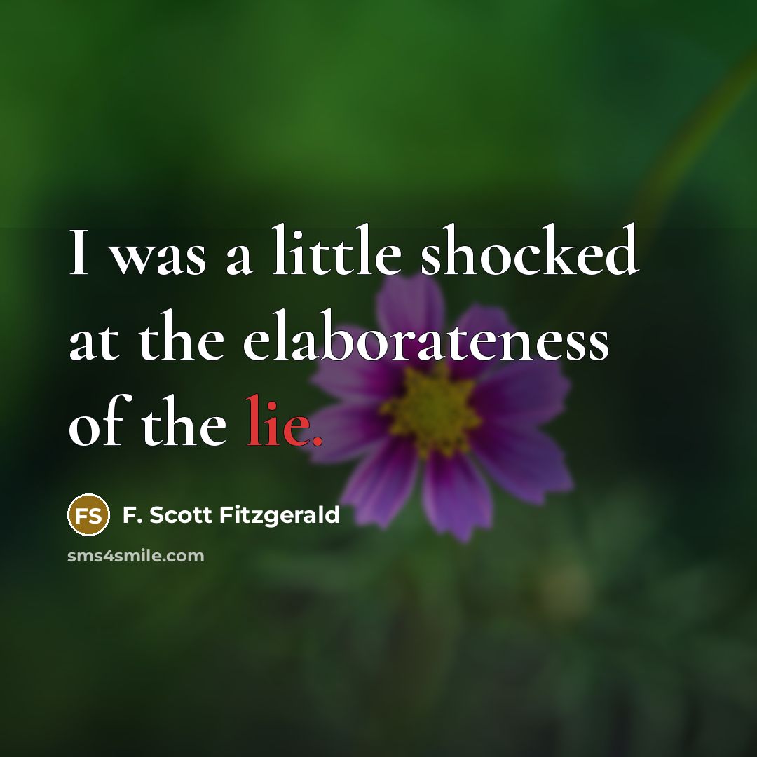 “I was a little shocked at the elaborateness of the…” quote by F. Scott Fitzgerald