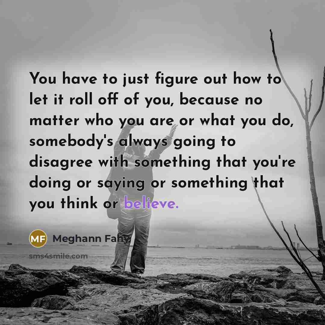 “You have to just figure out how to let it…” quote by Meghann Fahy