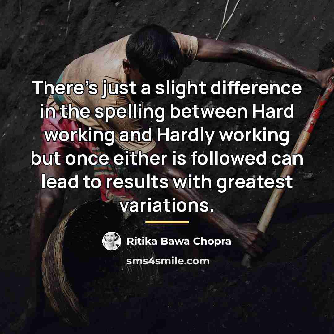 “There's just a slight difference in the spelling between Hard…” quote by Ritika Bawa Chopra