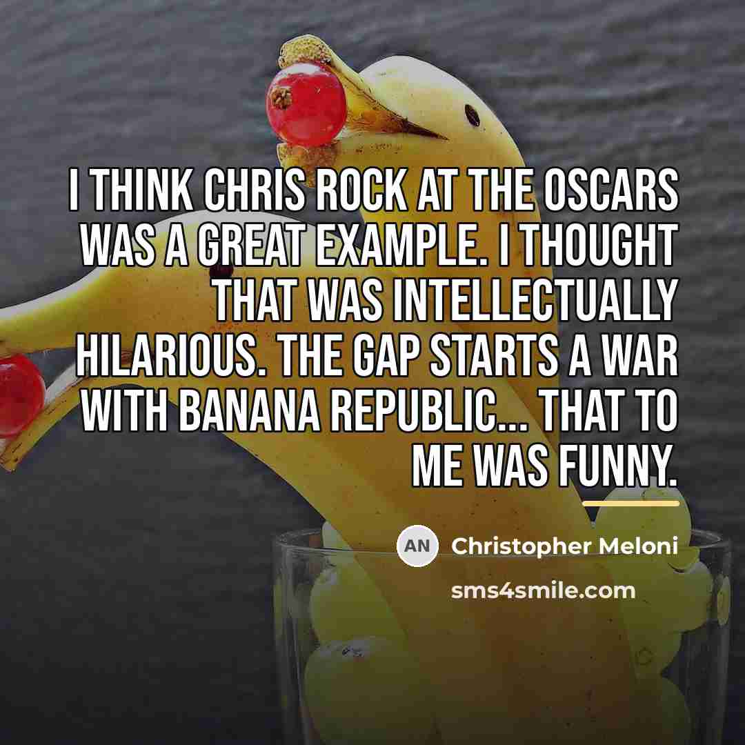 “I think Chris Rock at the Oscars was a great…” quote by Christopher Meloni