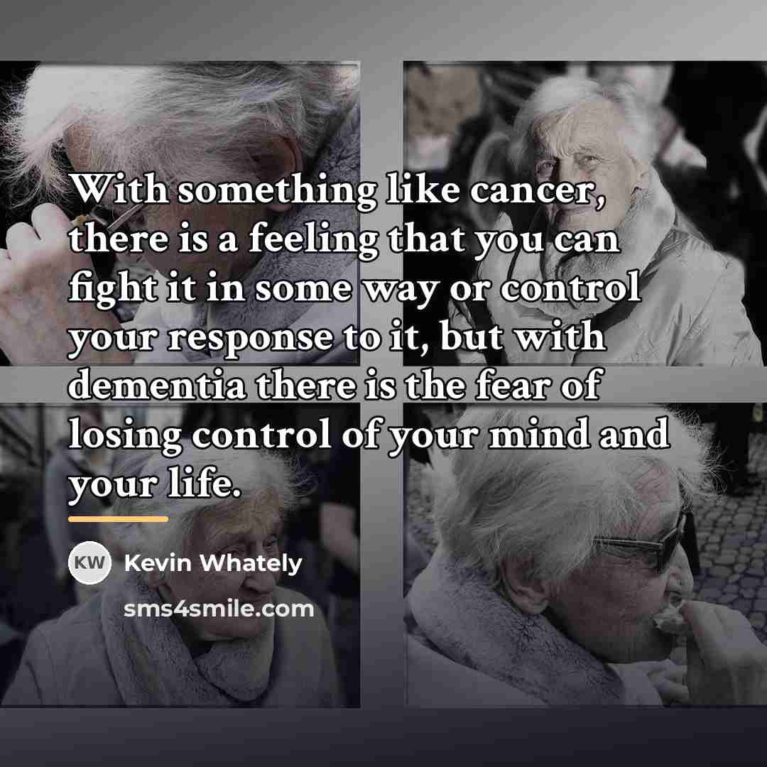 “With something like cancer, there is a feeling that you…” quote by Kevin Whately