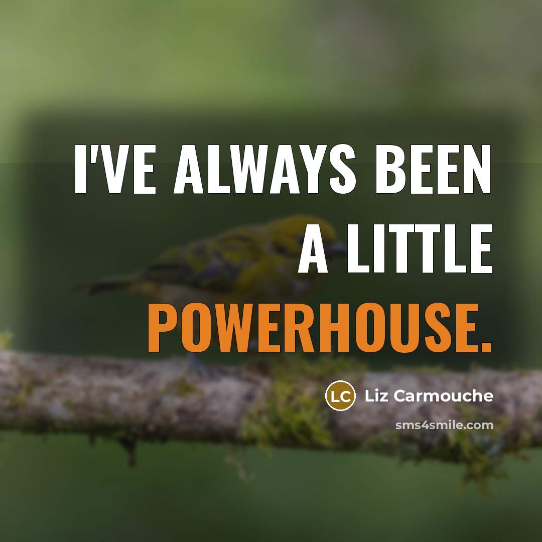 “I've always been a little powerhouse.…” quote by Liz Carmouche