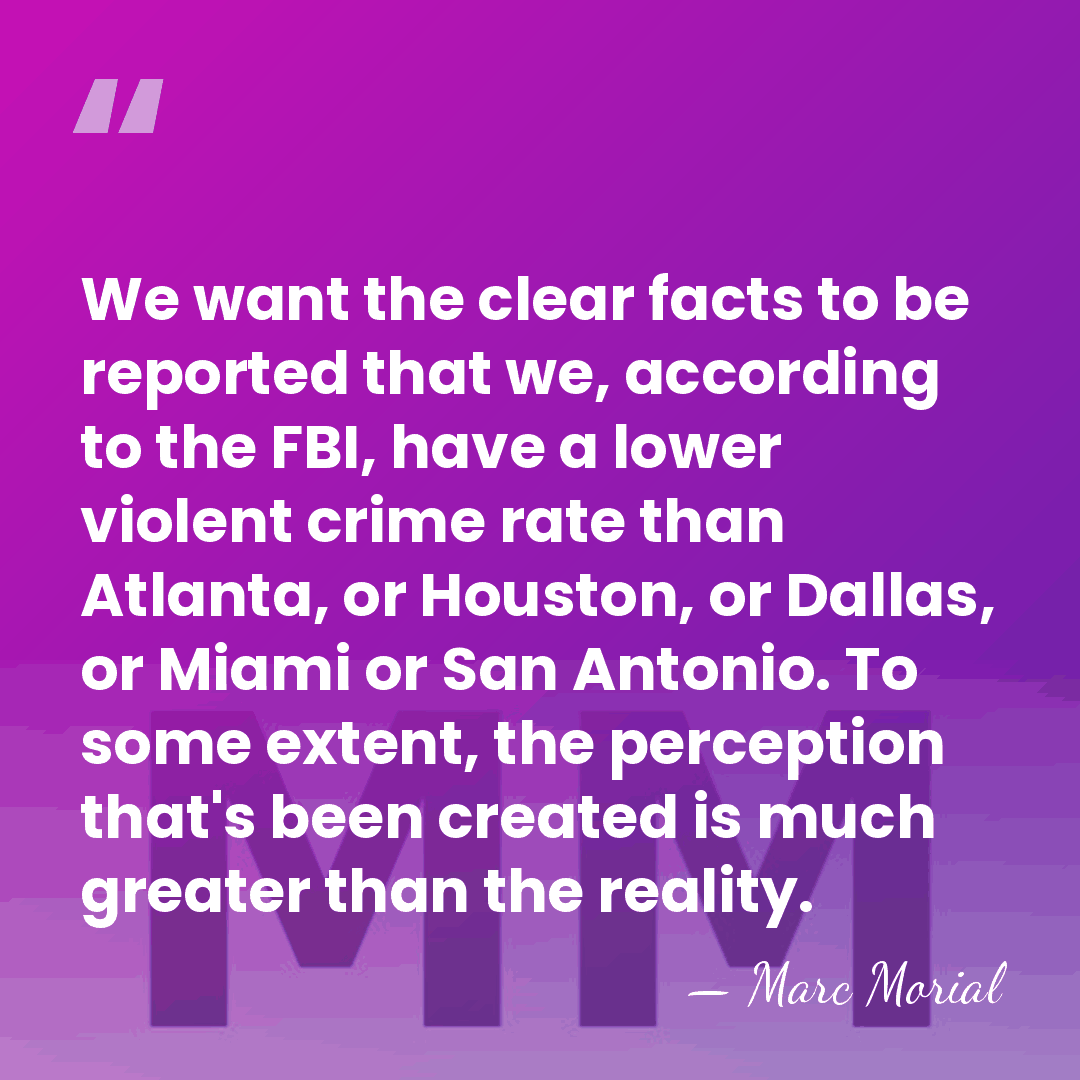We want the clear facts to be reported that we, according to&hellip; - Marc Morial