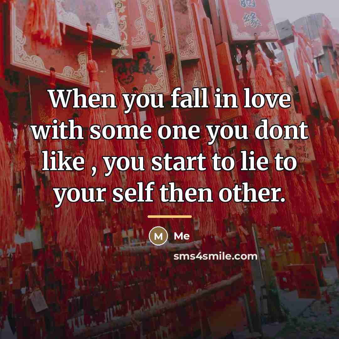 “When you fall in love with some one you dont…” quote by Me