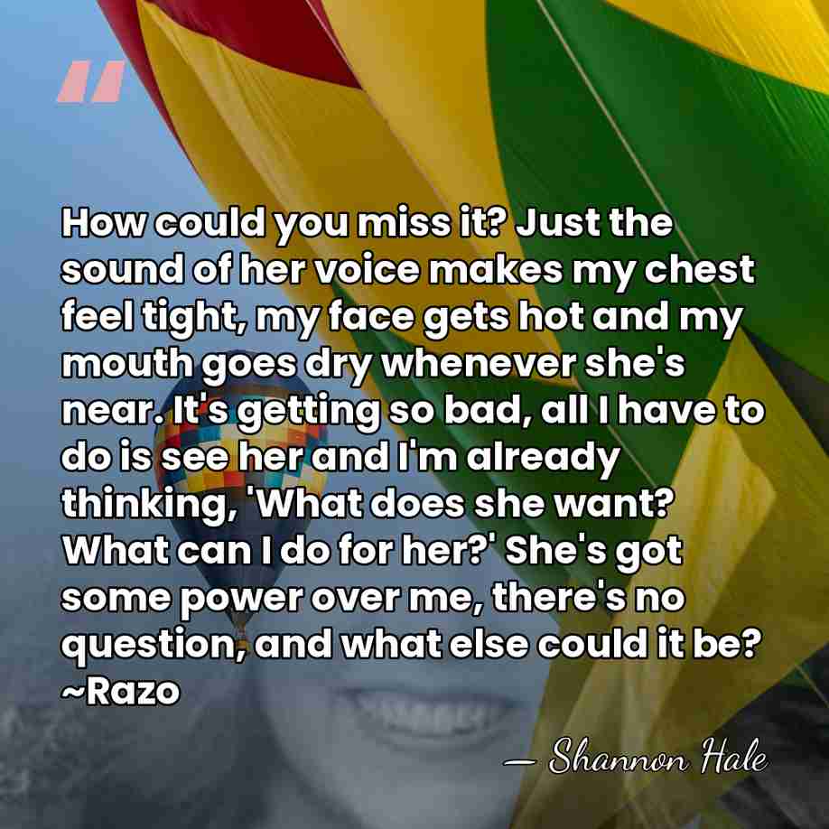 How could you miss it? Just the sound of her voice makes&hellip; - Shannon Hale