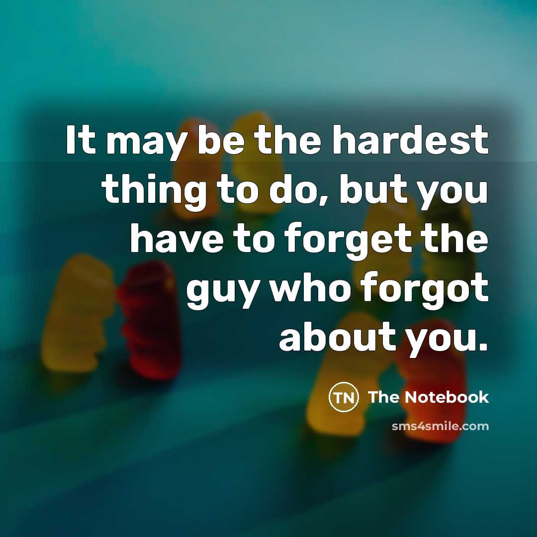 “It may be the hardest thing to do, but you…” quote by The Notebook