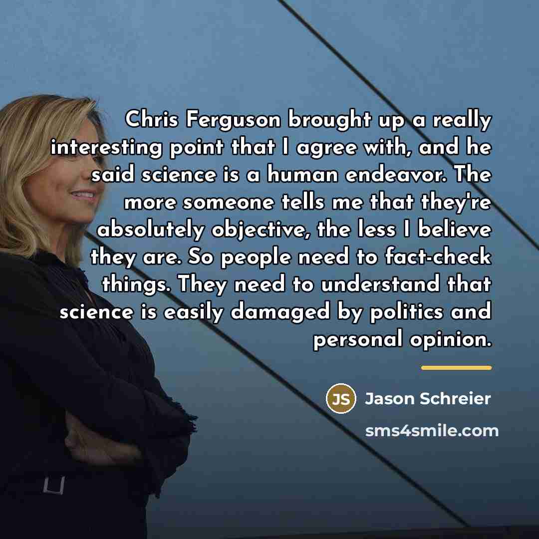 “Chris Ferguson brought up a really interesting point that I…” quote by Jason Schreier