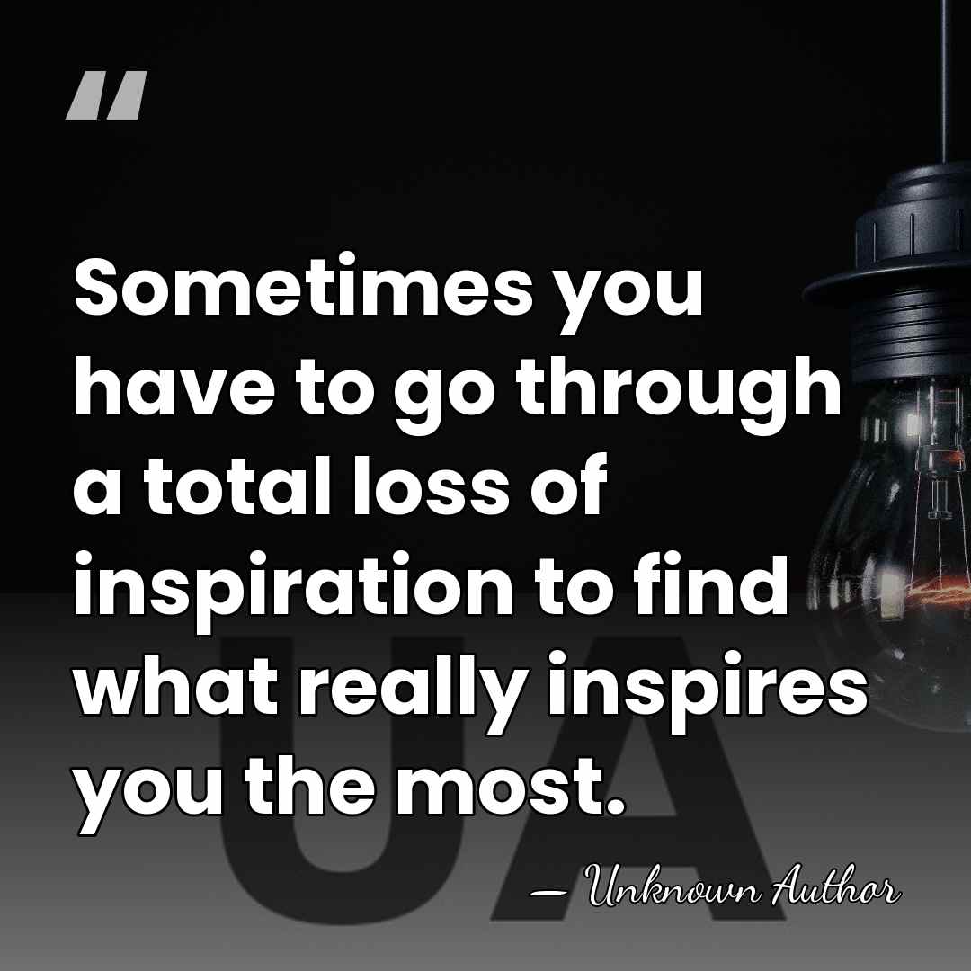 Sometimes you have to go through a total loss of inspiration to&hellip; - Dirk Mai