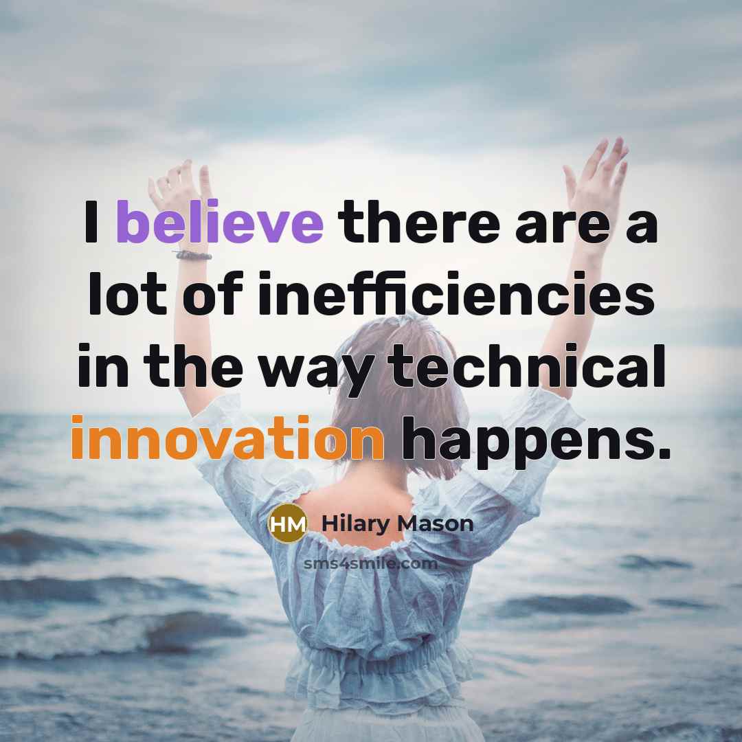 “I believe there are a lot of inefficiencies in the…” quote by Hilary Mason
