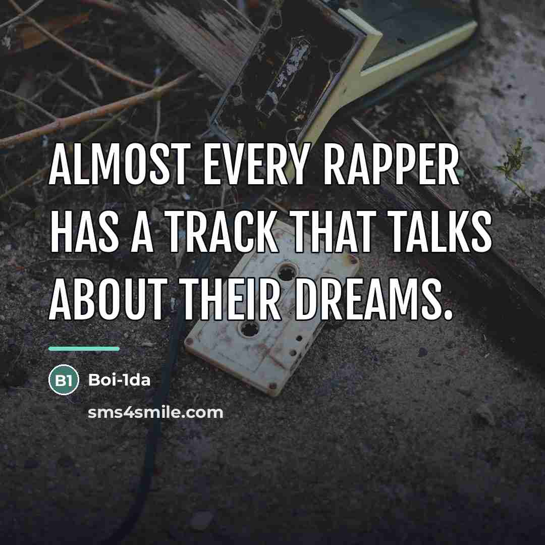 “Almost every rapper has a track that talks about their…” quote by Boi-1da