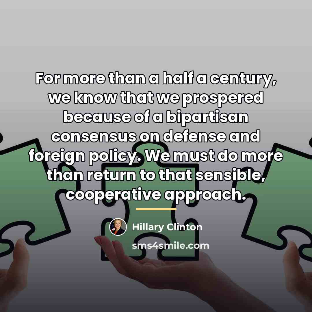 “For more than a half a century, we know that…” quote by Hillary Clinton