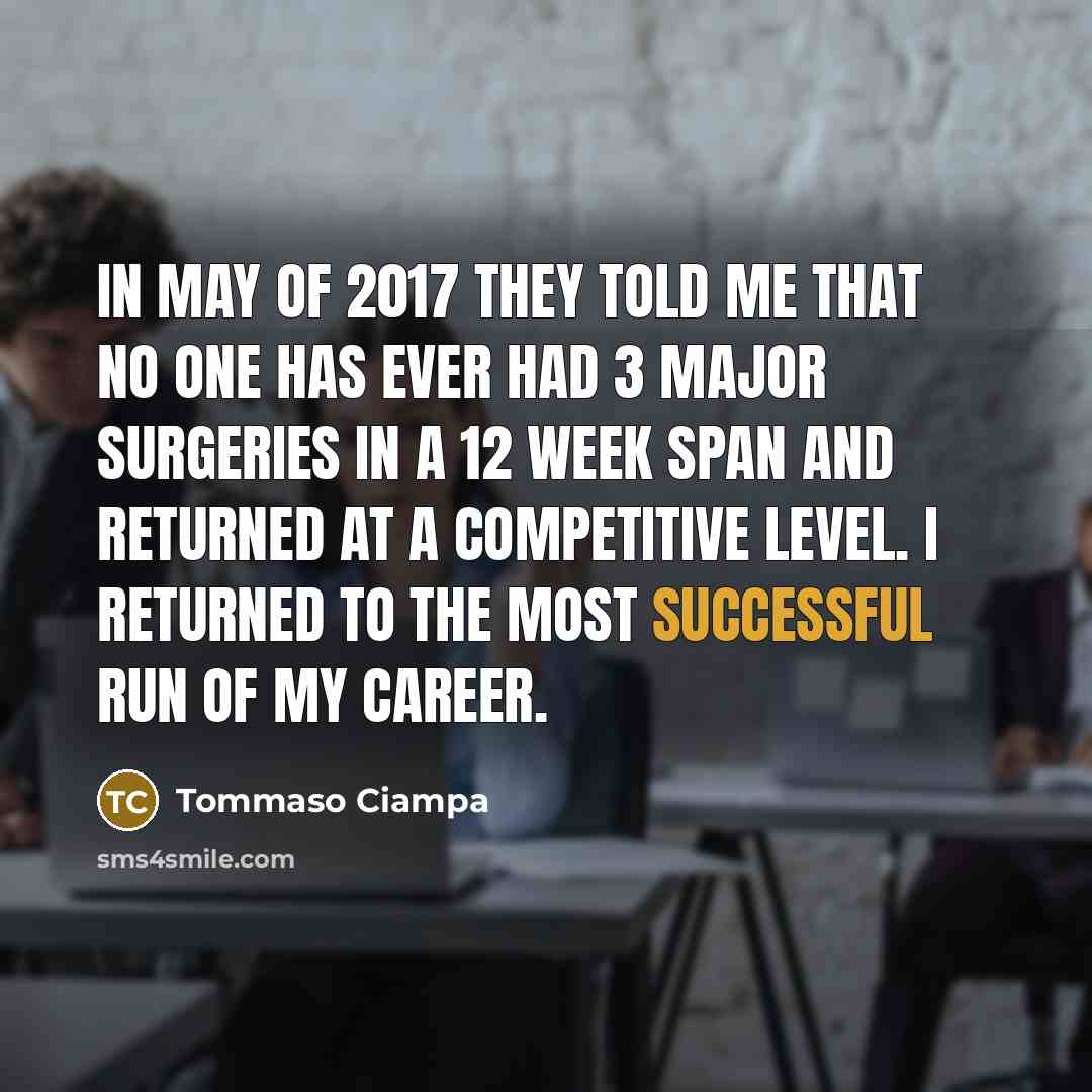 “In May of 2017 they told me that no one…” quote by Tommaso Ciampa