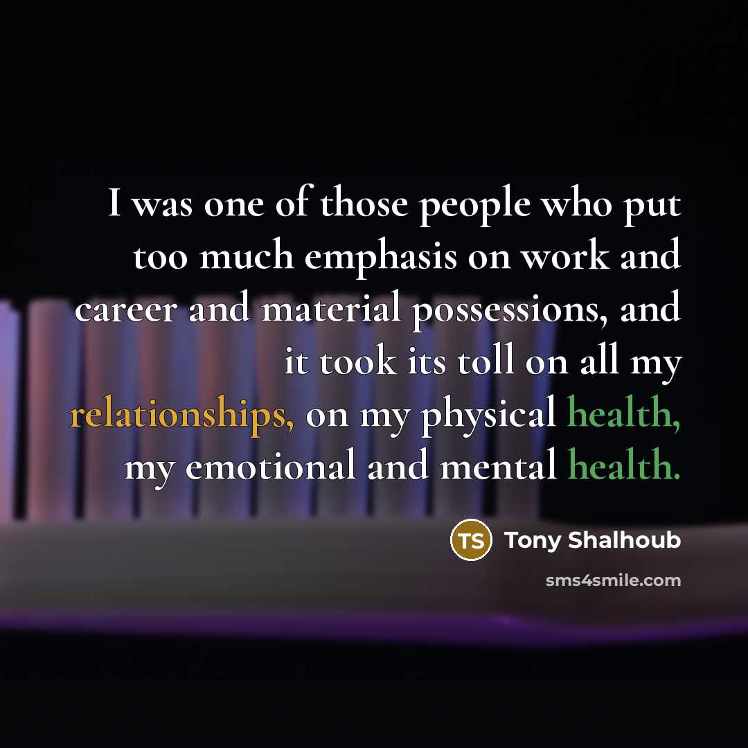 “I was one of those people who put too much…” quote by Tony Shalhoub
