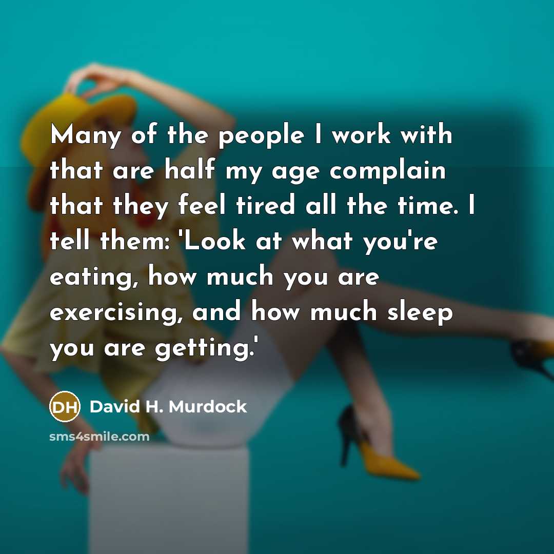 “Many of the people I work with that are half…” quote by David H. Murdock