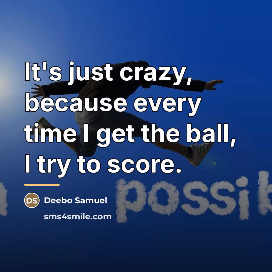 “It's just crazy, because every time I get the ball,…” quote by Deebo Samuel
