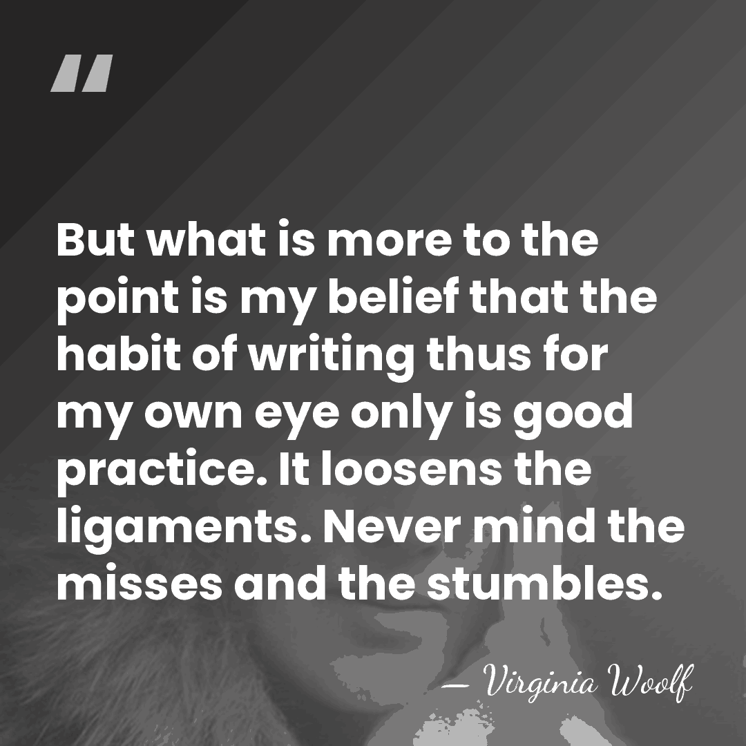 But what is more to the point is my belief that the&hellip; - Virginia Woolf