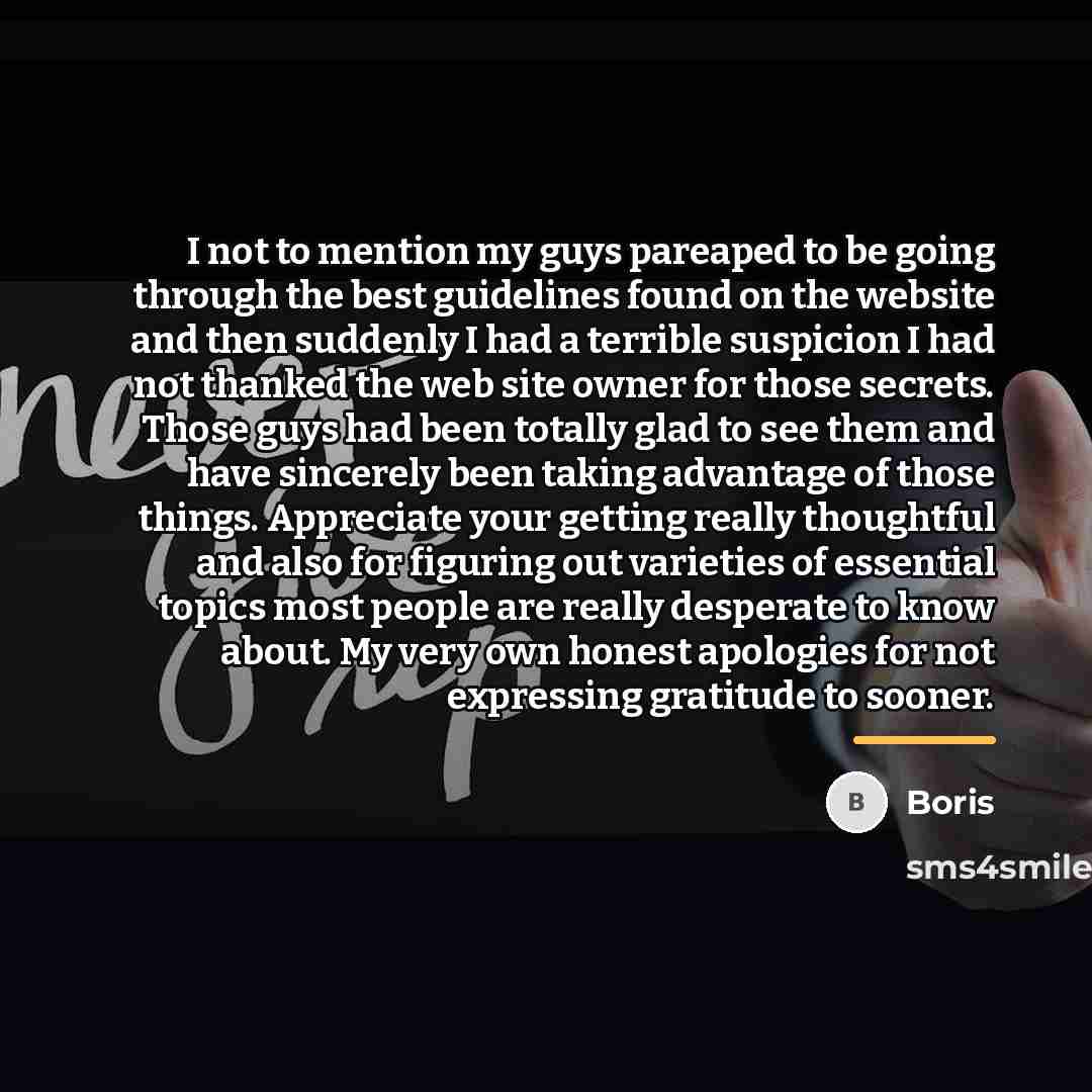 “I not to mention my guys pareaped to be going…” quote by Boris