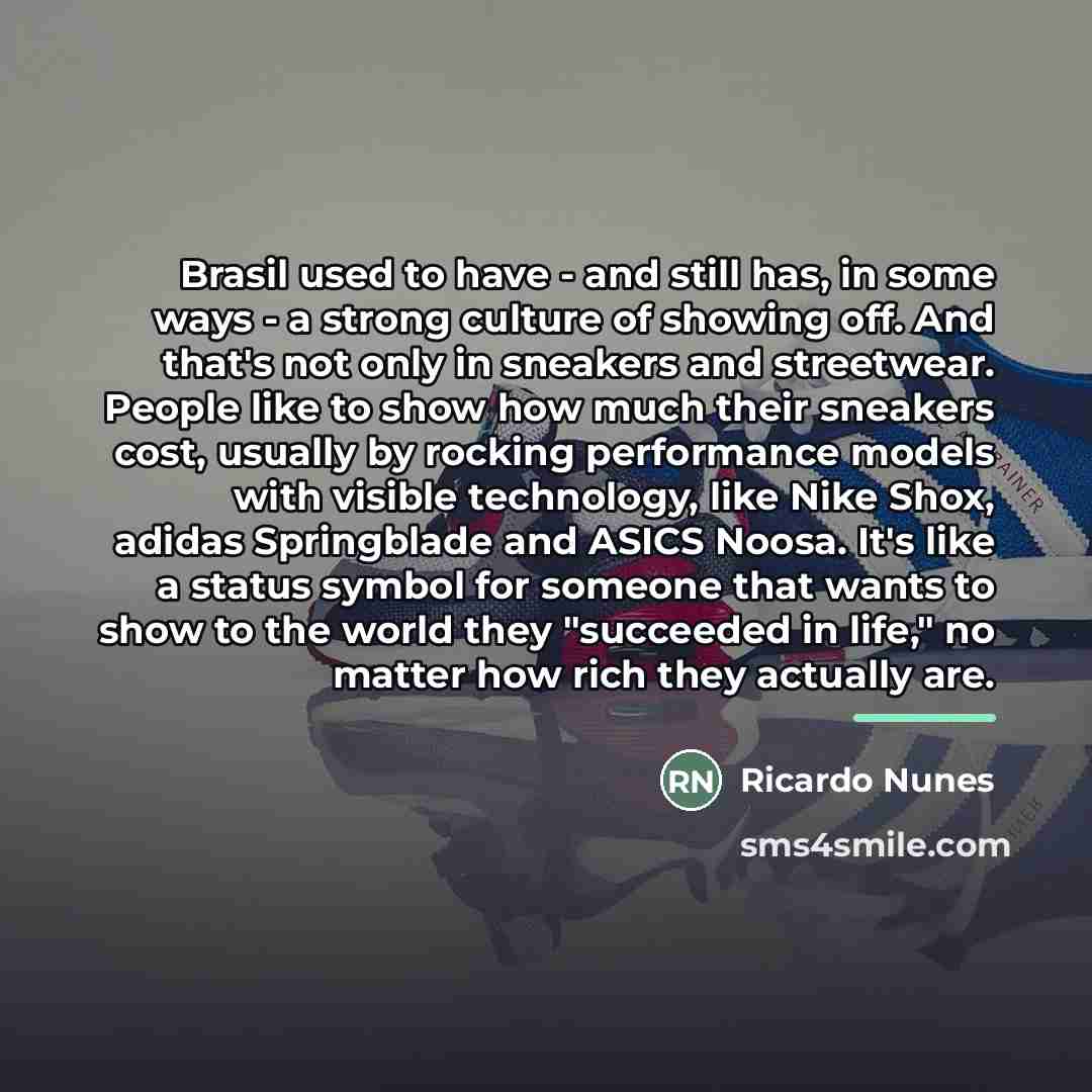 “Brasil used to have - and still has, in some…” quote by Ricardo Nunes