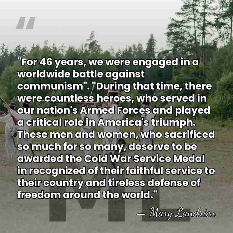 "For 46 years, we were engaged in a worldwide battle against communism".&hellip; - Mary Landrieu