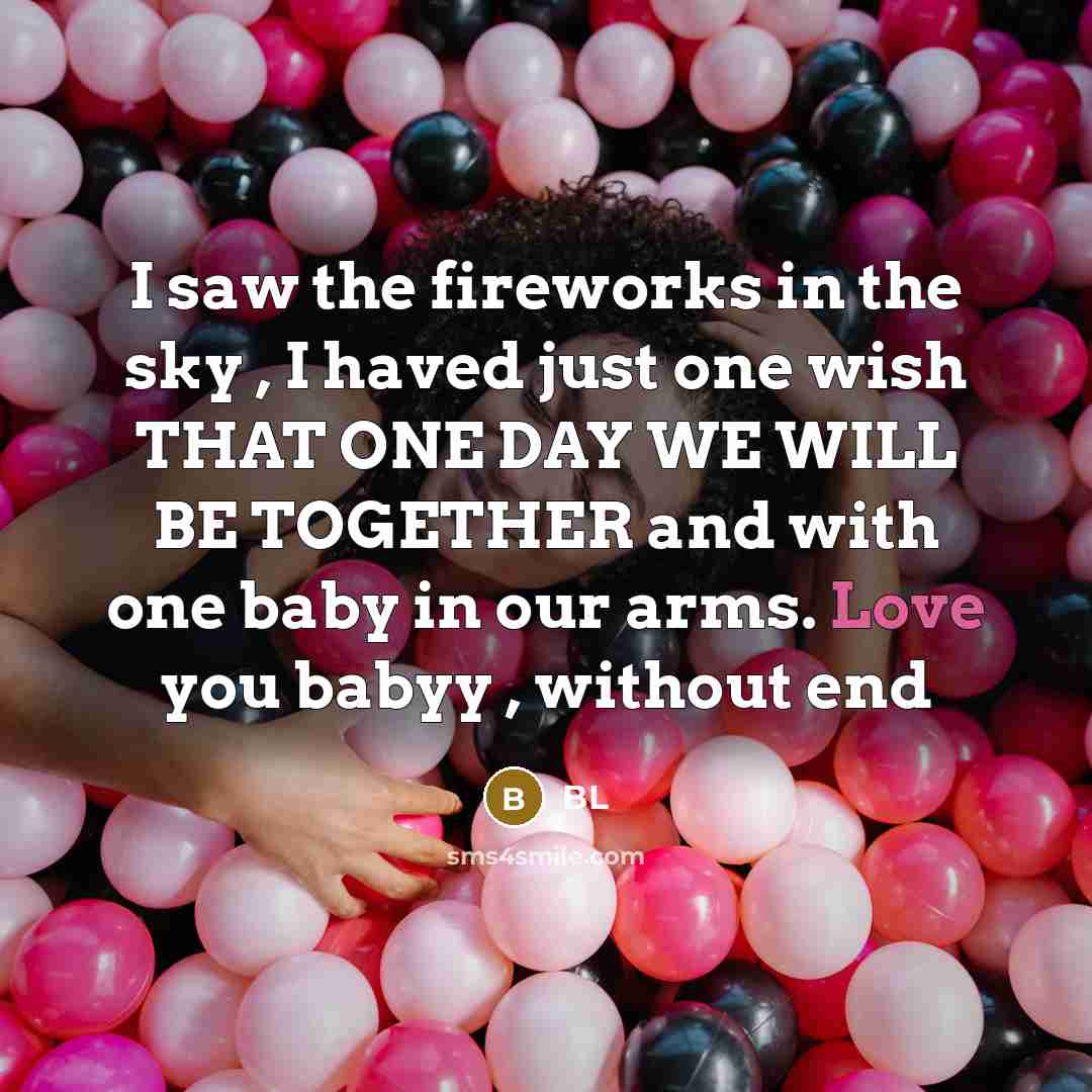 “I saw the fireworks in the sky , I haved…” quote by BL