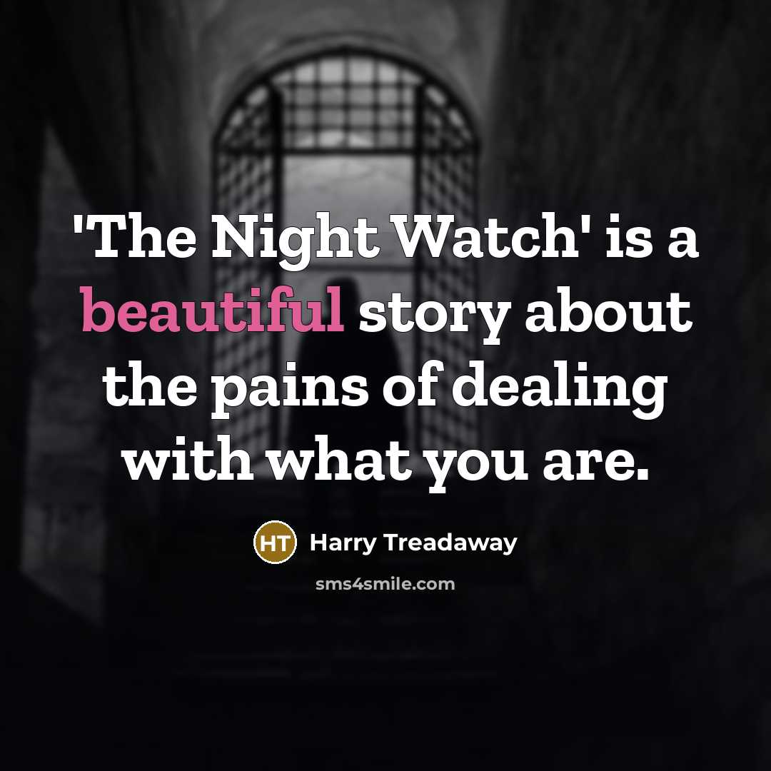 “'The Night Watch' is a beautiful story about the pains…” quote by Harry Treadaway